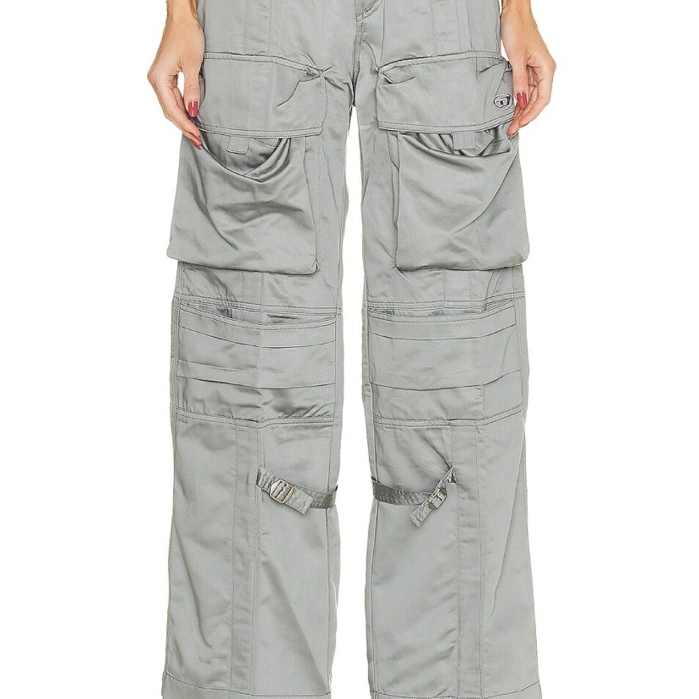 Diesel Wide Leg Cargo Pants